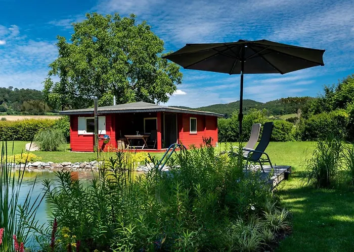בית נופש Romantic Wooden Lodge,sauna,schwimmteich,alleinstehend,absolut Ruhig *